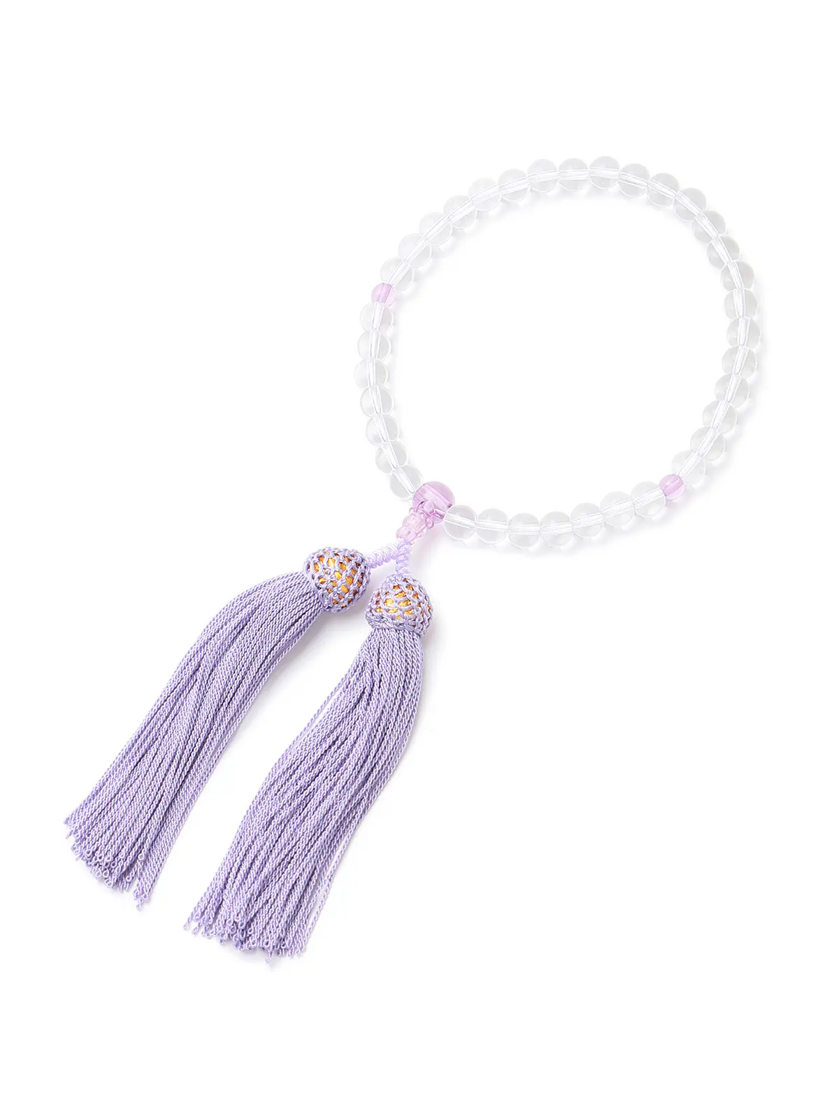 バッグ&数珠&ふくさ&パールネックレス/フォーマル/礼装4点セット ブラック F