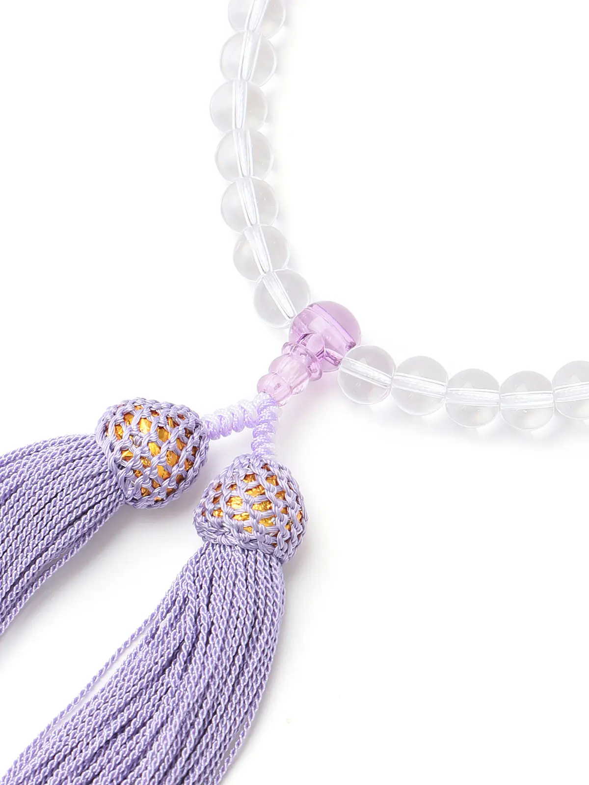 バッグ&数珠&ふくさ&パールネックレス/フォーマル/礼装4点セット ブラック F