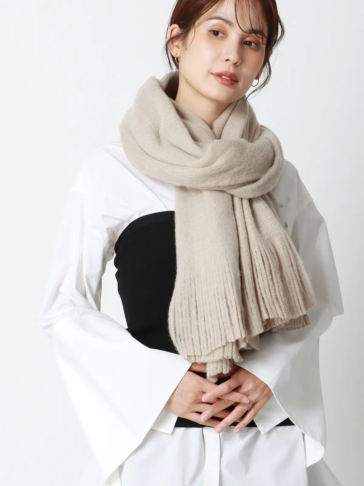 ラッセルストール/ハンドウォッシュ/アクリルポリエステル/無地 ベージュ F