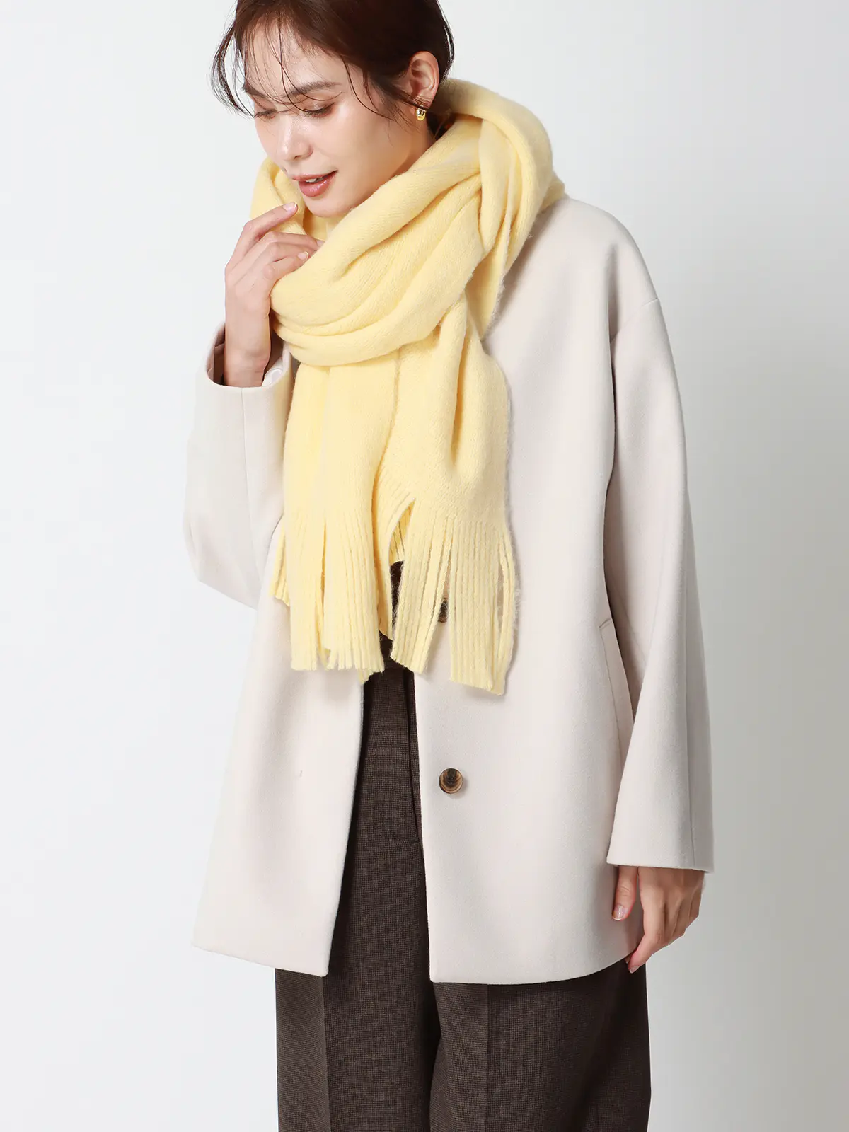 ラッセルストール/ハンドウォッシュ/アクリルポリエステル/無地 イエロー F