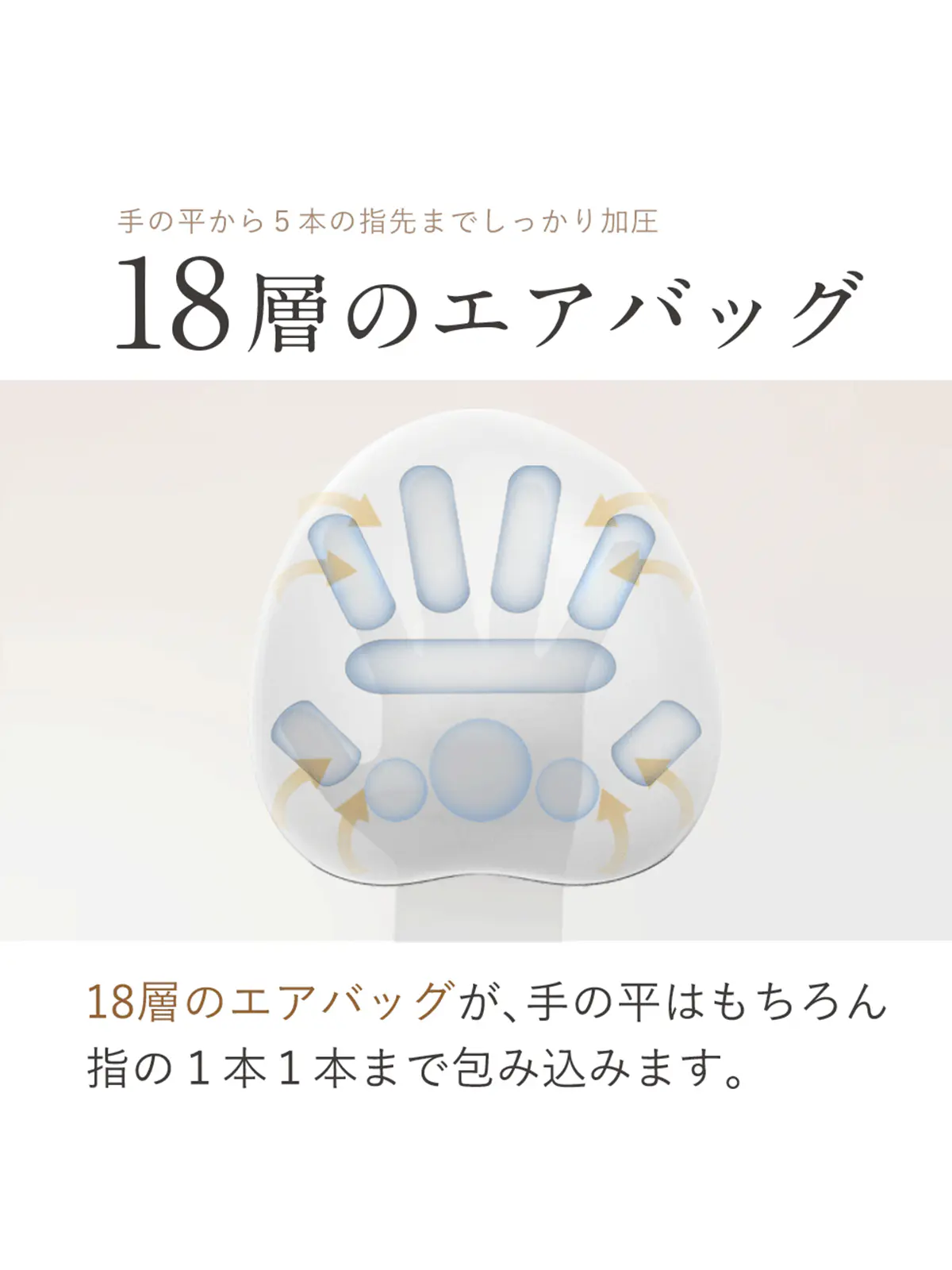 ▼WEB限定/NIPLUX / HAND MOMI /ハンドモミ オフホワイト F