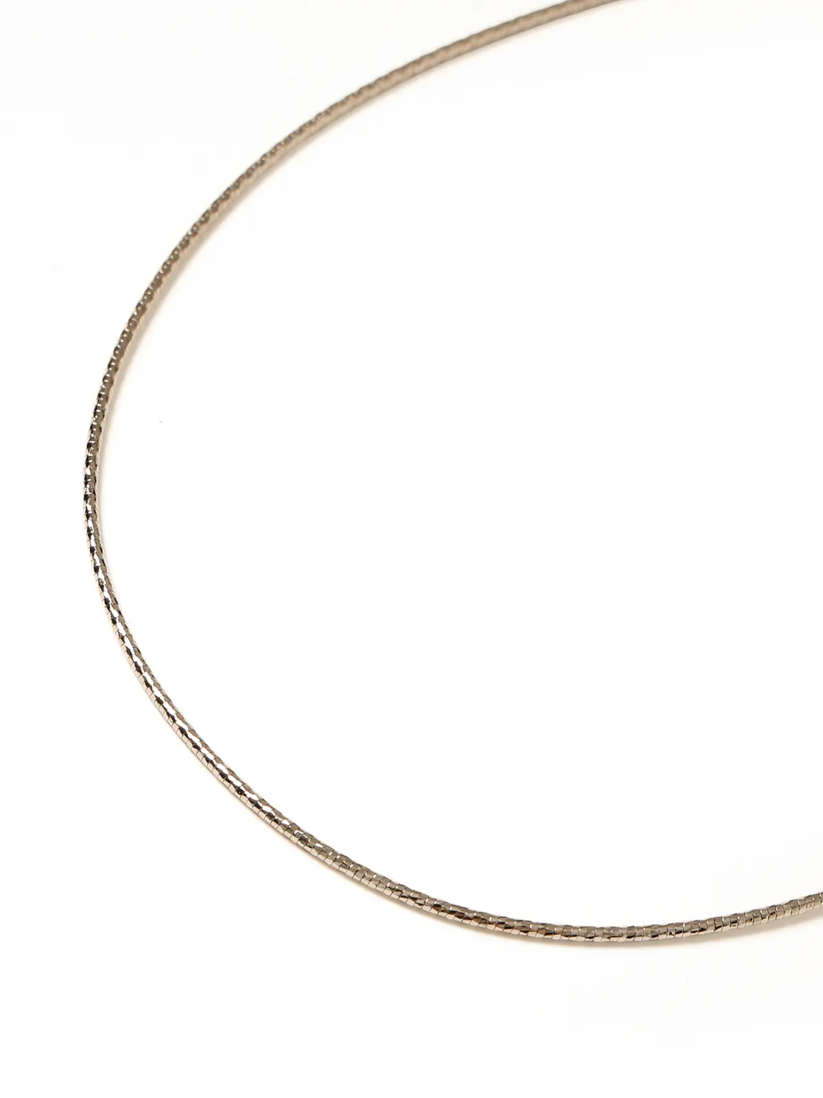 チョーカーネックレス/ワイヤーチェーン ゴールド F