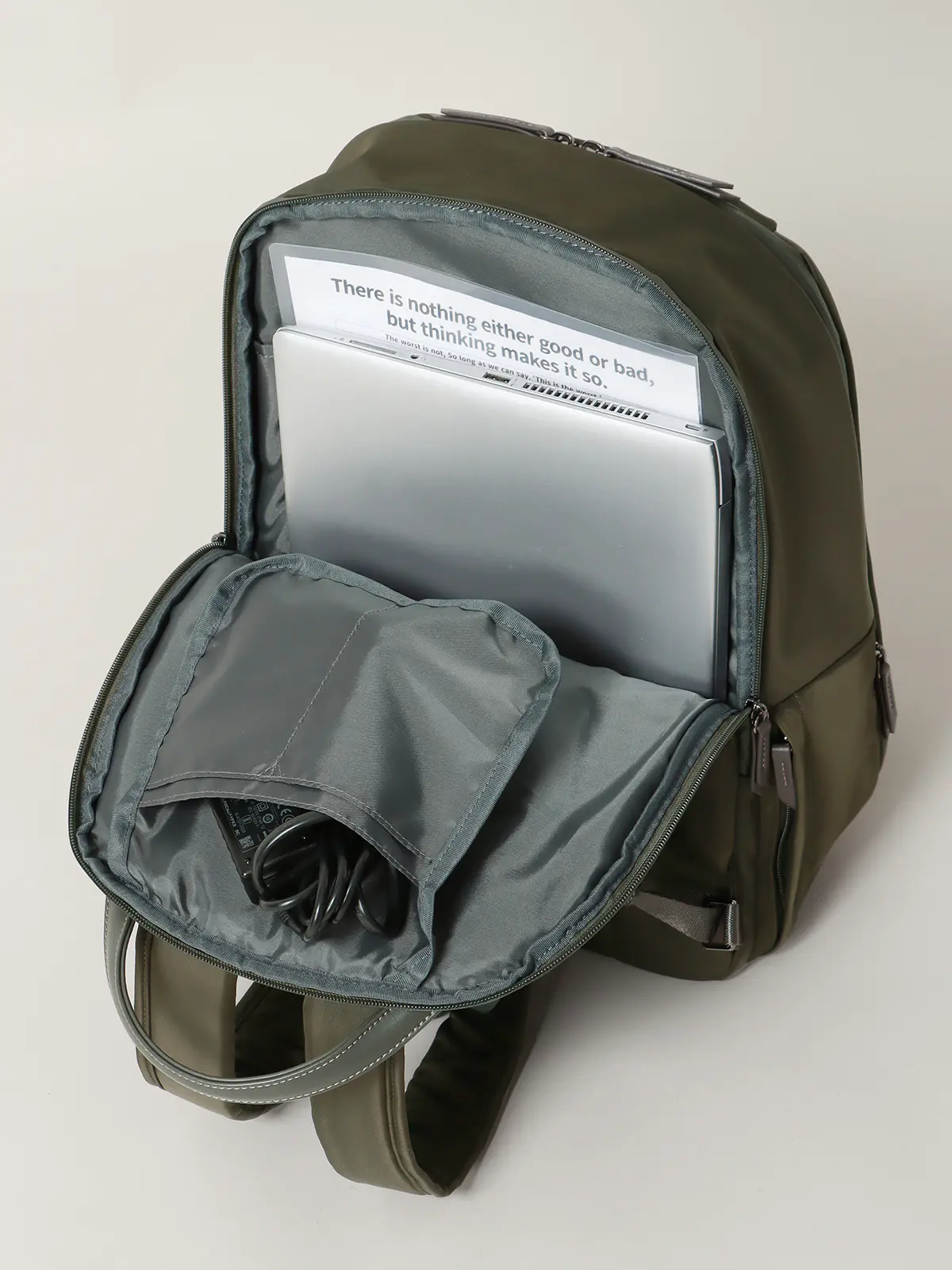 WEB限定/リュック/ACE共同開発/撥水/ナイロン/2WAY カーキ F