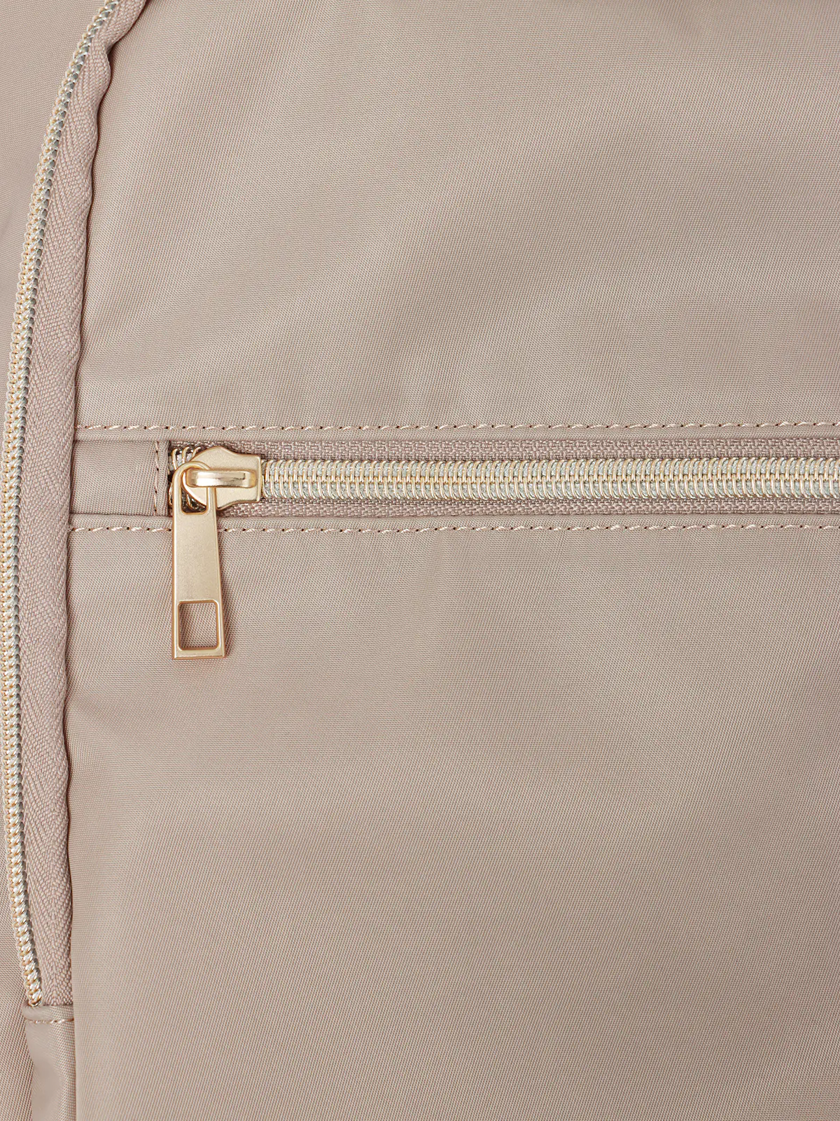 #コンプリュック/撥水/ナイロン/ミニポーチ付き ベージュ F