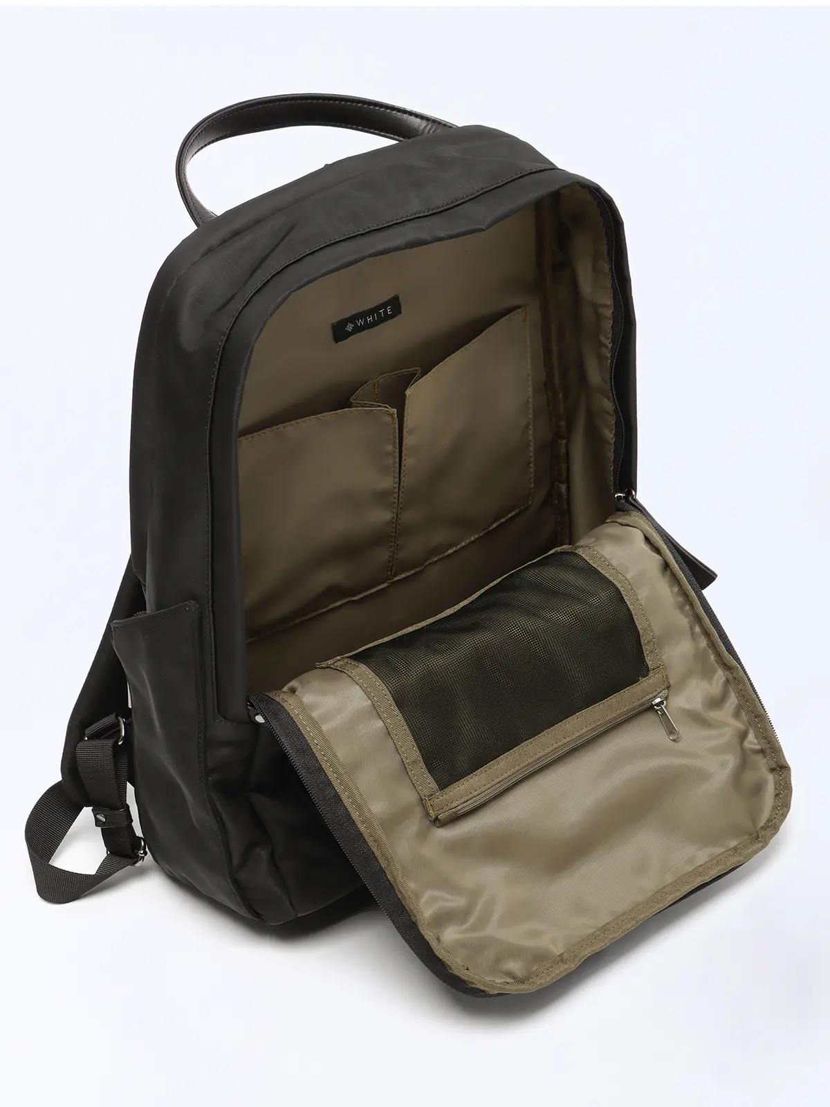 ＃コンプリュック／撥水／ナイロン／ミニポーチ付き ブラック F