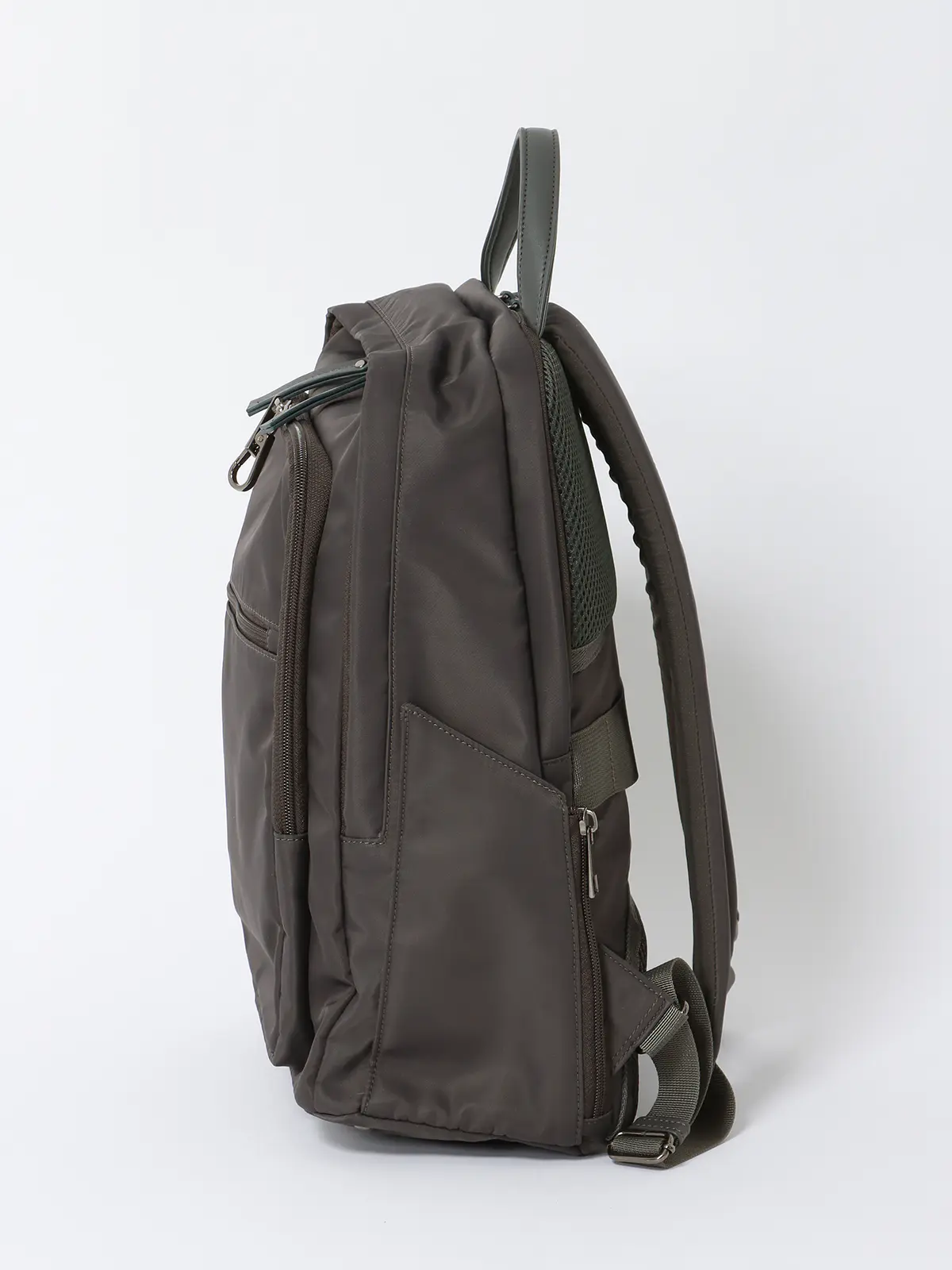 ＃コンプリュック／撥水／ナイロン／ミニポーチ付き グレー F