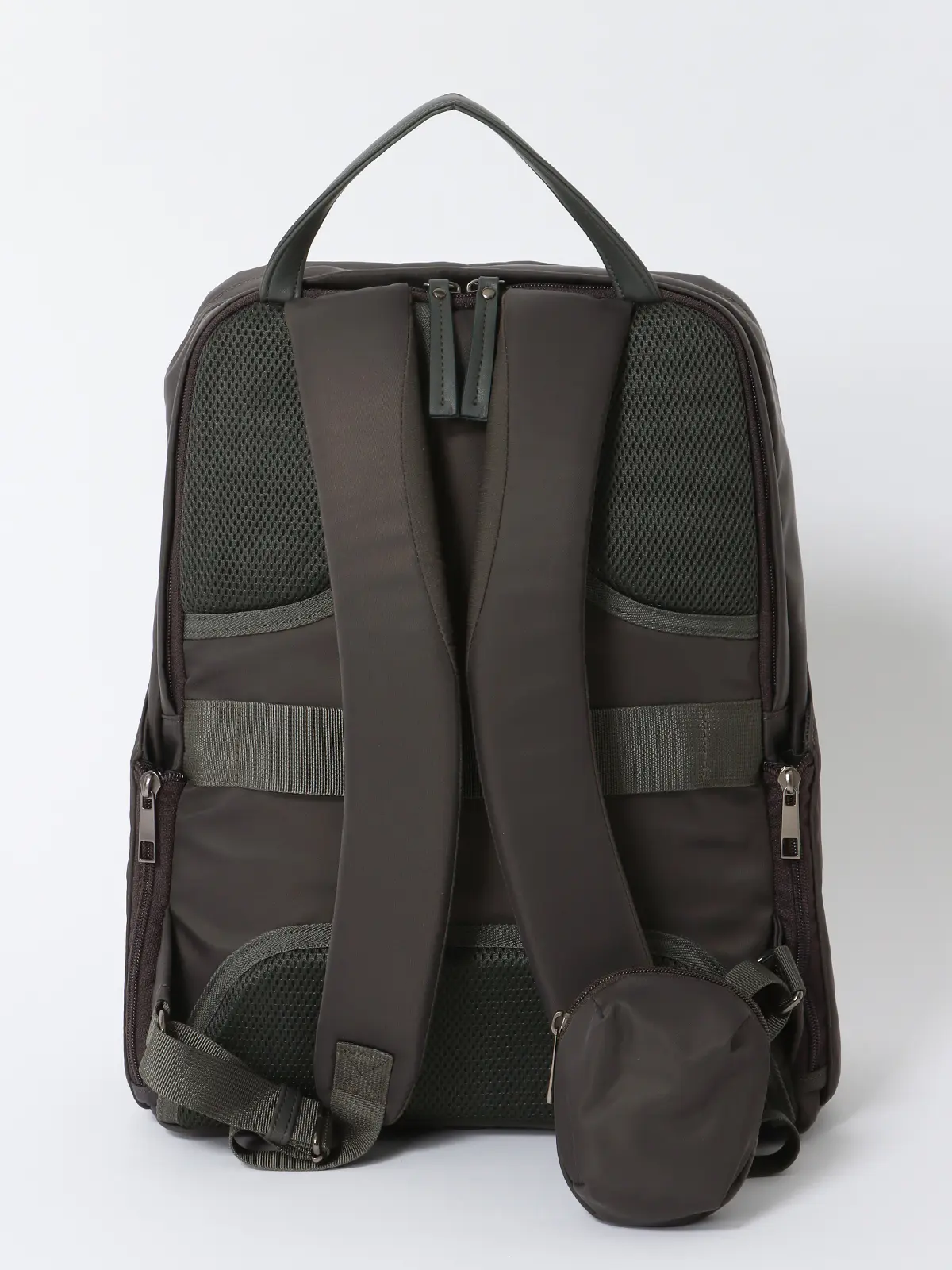 ＃コンプリュック／撥水／ナイロン／ミニポーチ付き グレー F