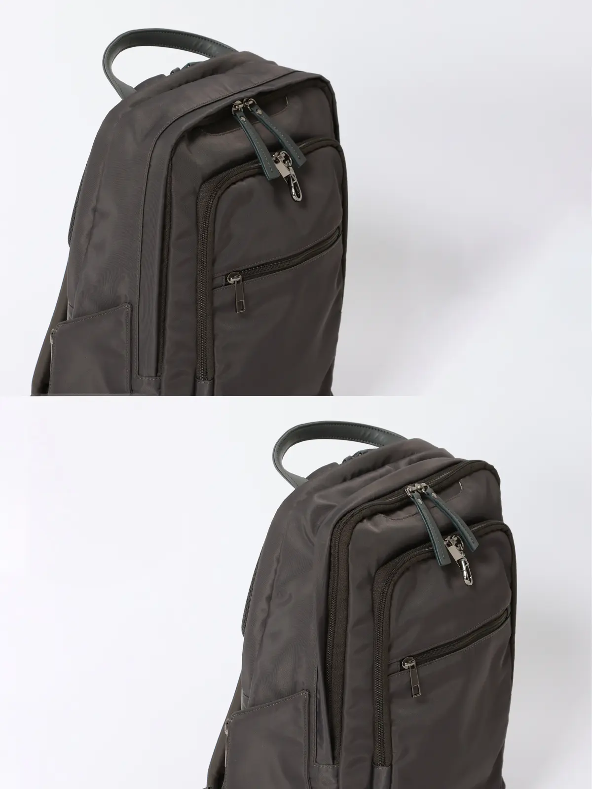 ＃コンプリュック／撥水／ナイロン／ミニポーチ付き グレー F