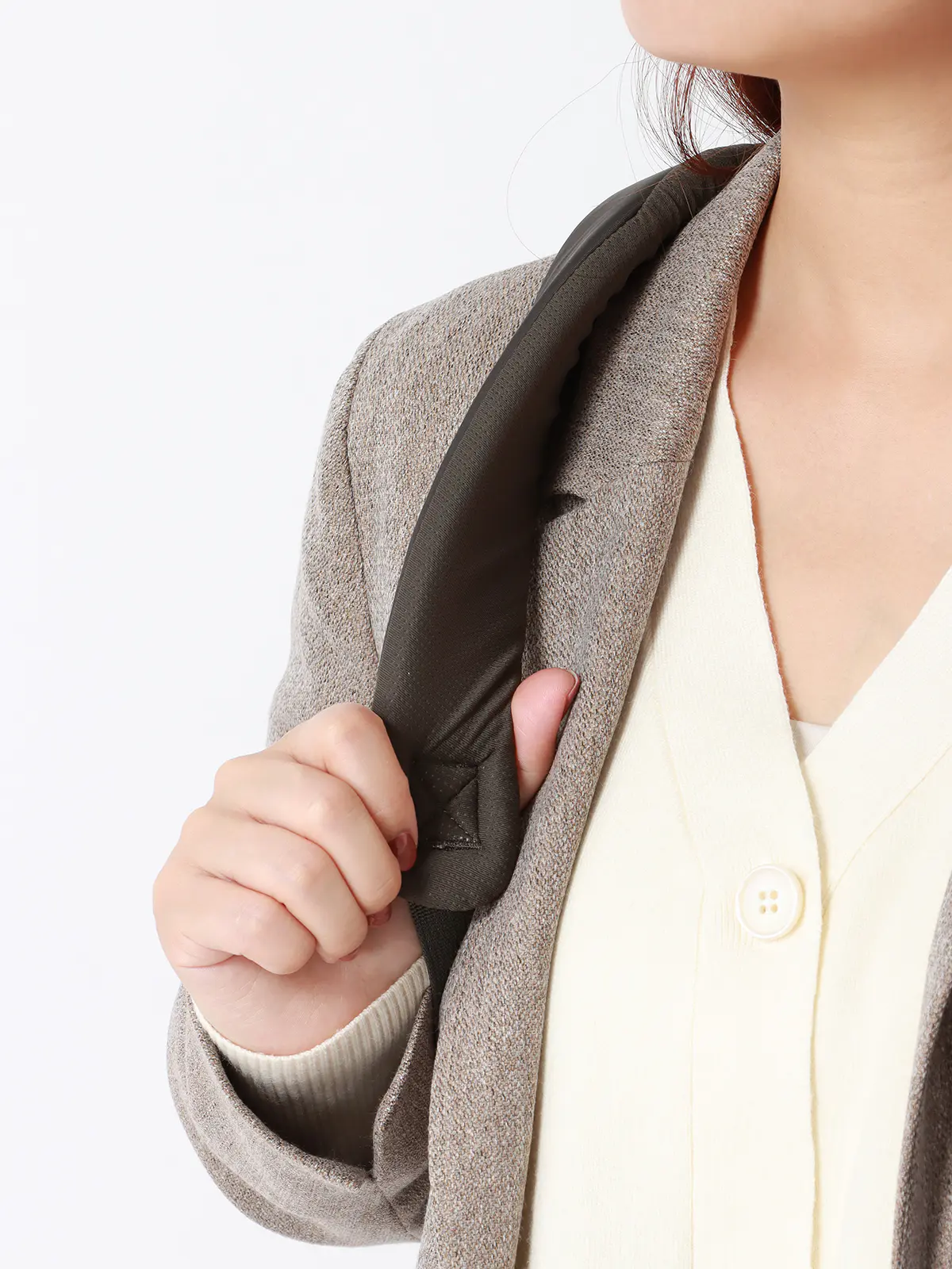 ＃コンプリュック／撥水／ナイロン／ミニポーチ付き グレー F