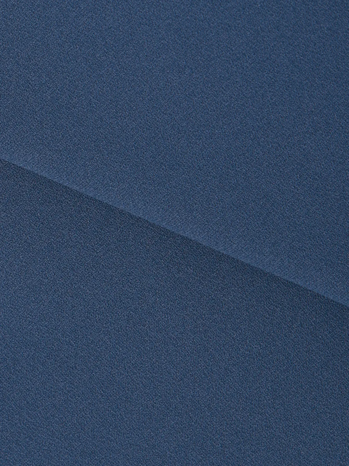 フロントタックブラウス／7分袖／ウォッシャブル／ジョーゼット／無地 ブルー 38(9号）