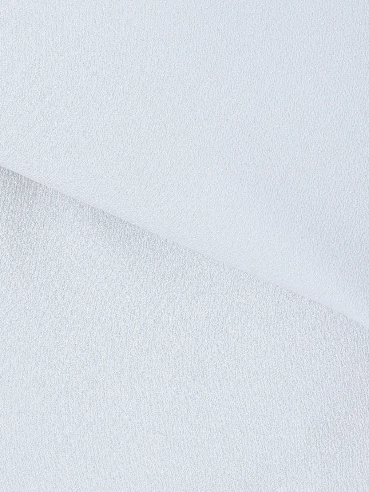 ボウタイブラウス／8分袖／ ウォッシャブル／NIR＋UVカット／無地／パール＆チェーンパーツ サックス 38(9号）