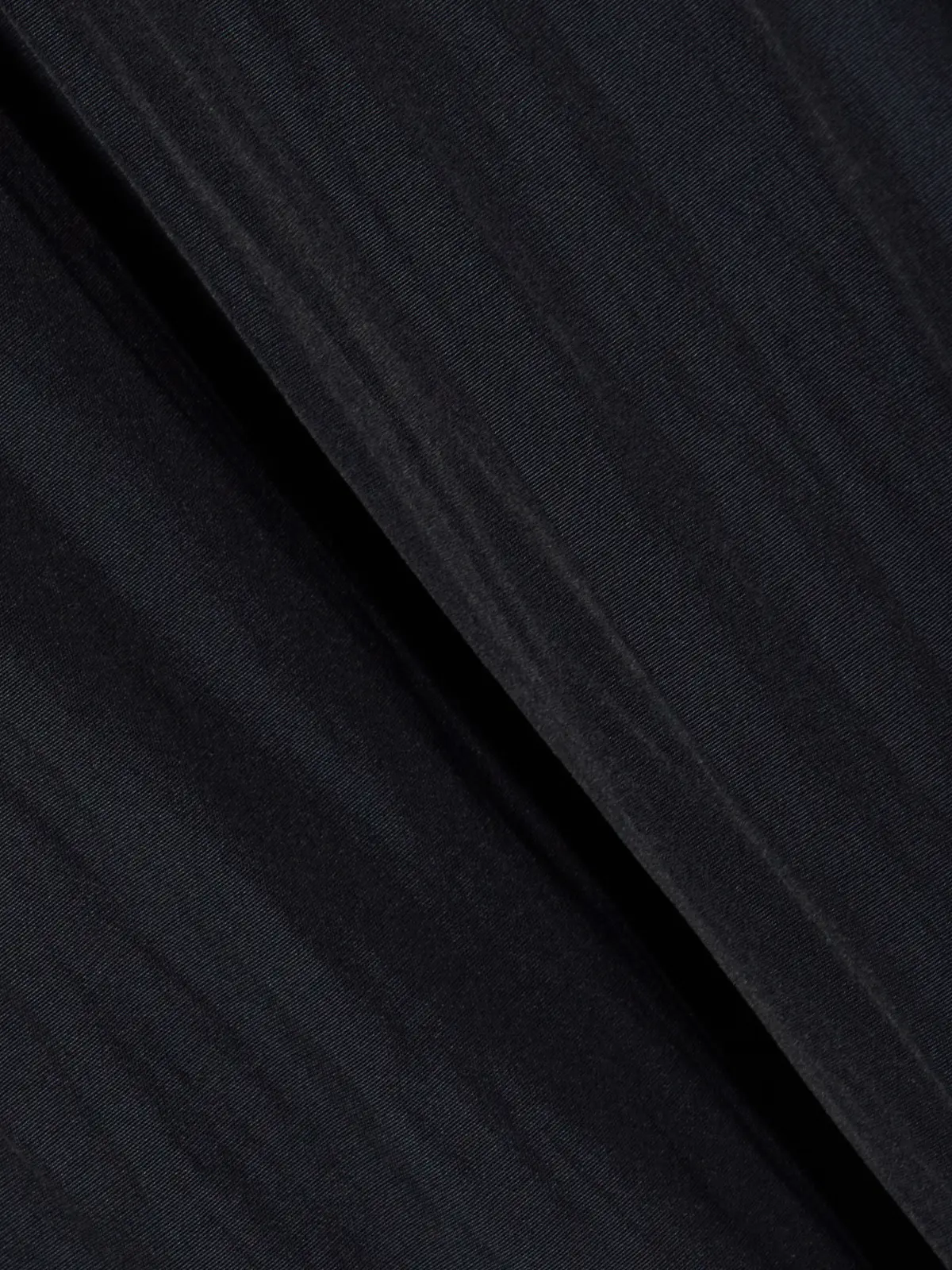 ボウタイブラウス／ウォッシャブル／接触冷感／割繊ポリエステル／無地 ネイビー 40(11号）