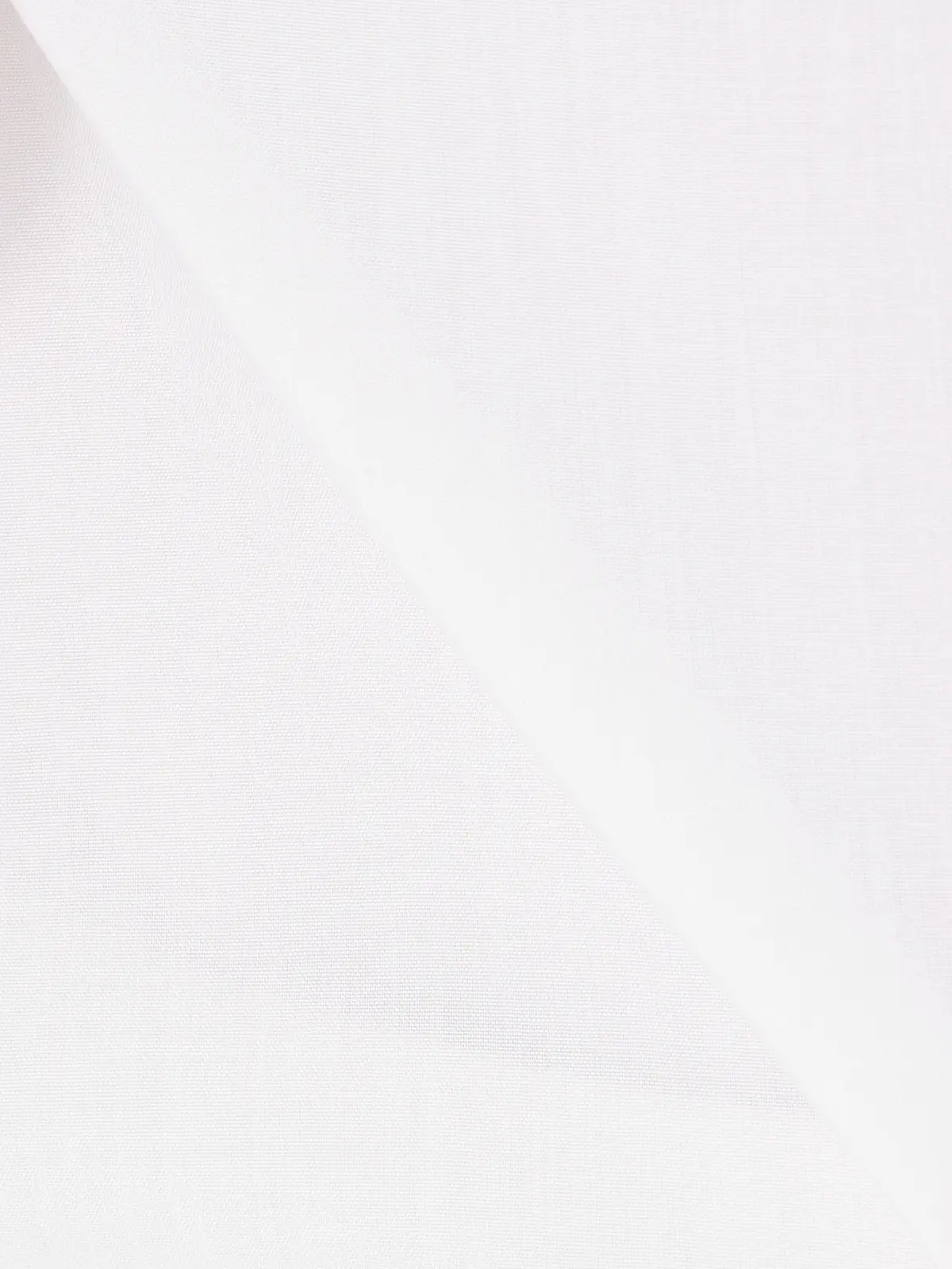 CHANTOWA／シアーハイネックボウタイブラウス／ウォッシャブル／ポリエステル／無地 ホワイト F