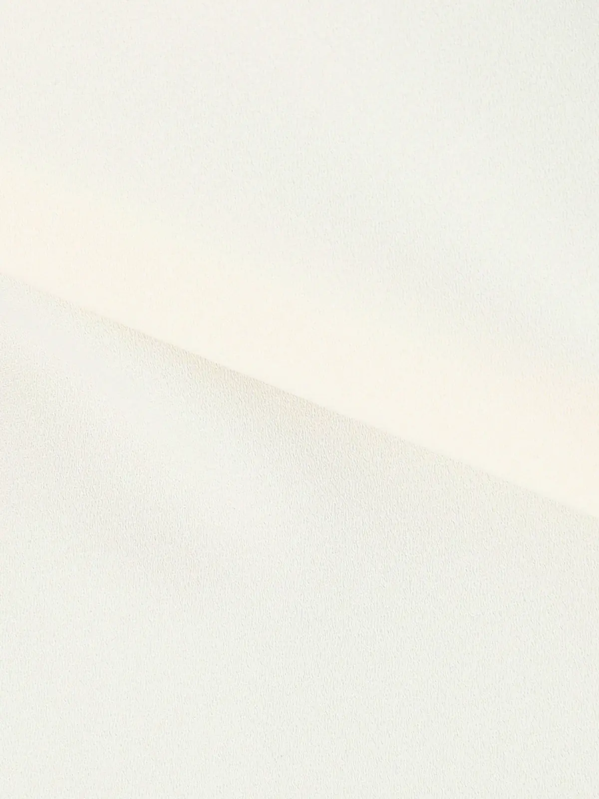 ボウタイブラウス／7分袖／ウォッシャブル／ジョーゼット／メタルパーツ クリーム 38(9号）