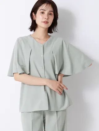 春夏／フレアスリーブブラウス