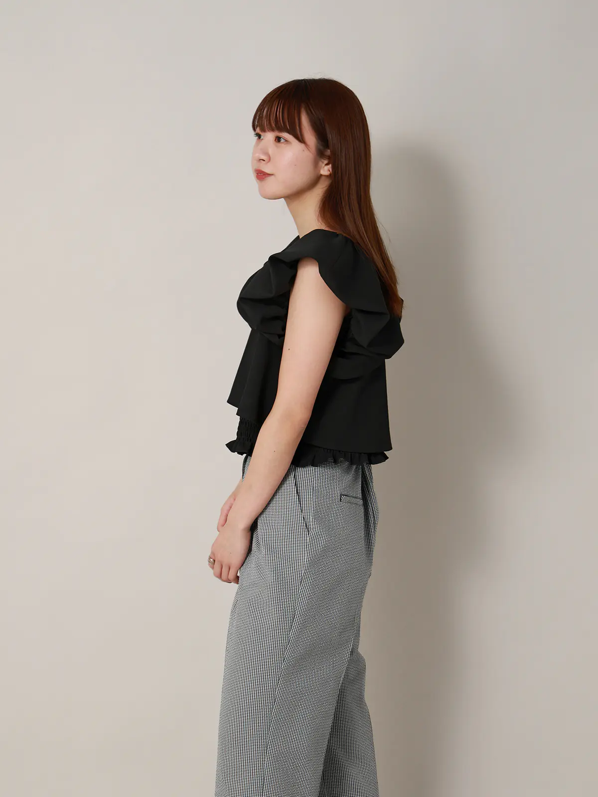 【2／23　23:59までWEB先行販売中】CIS.／オフショルダートップス&インナーキャミソール ブラック 36(7号）