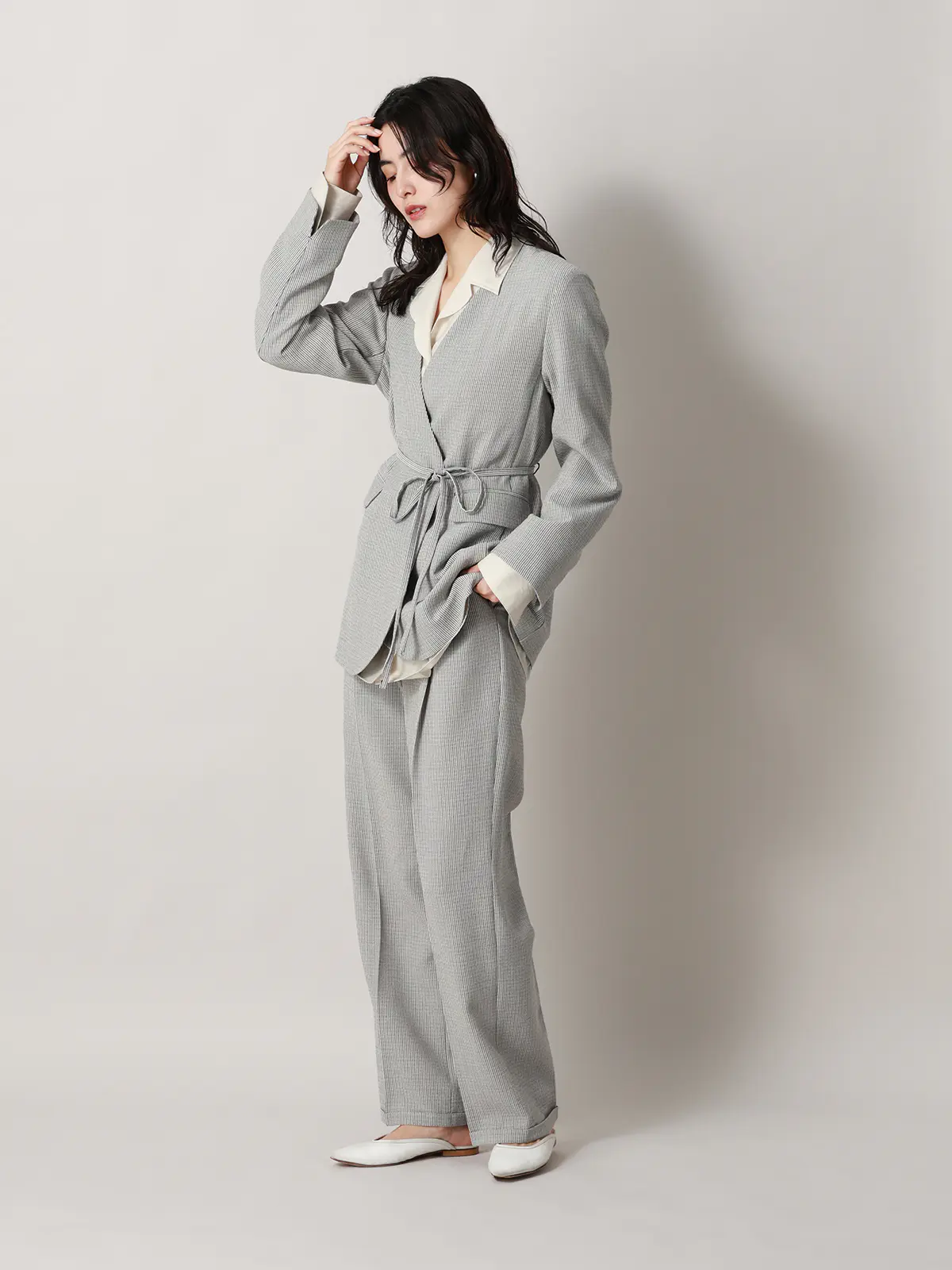 【2／23　23:59までWEB先行販売中】CIS．／シアータンブラーオーバーシャツ ベージュ 38(9号）