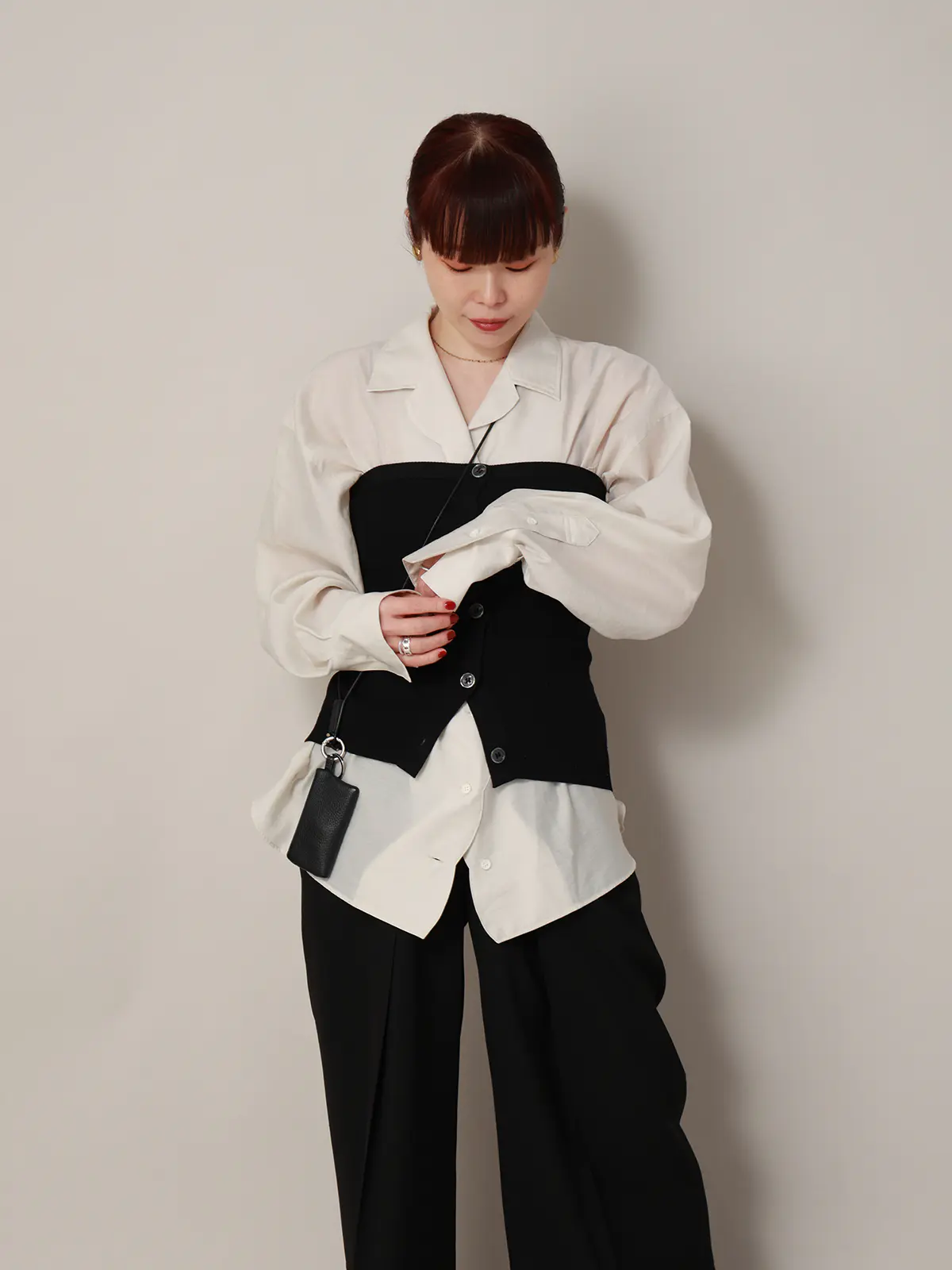 【2／23　23:59までWEB先行販売中】CIS．／シアータンブラーオーバーシャツ ベージュ 38(9号）