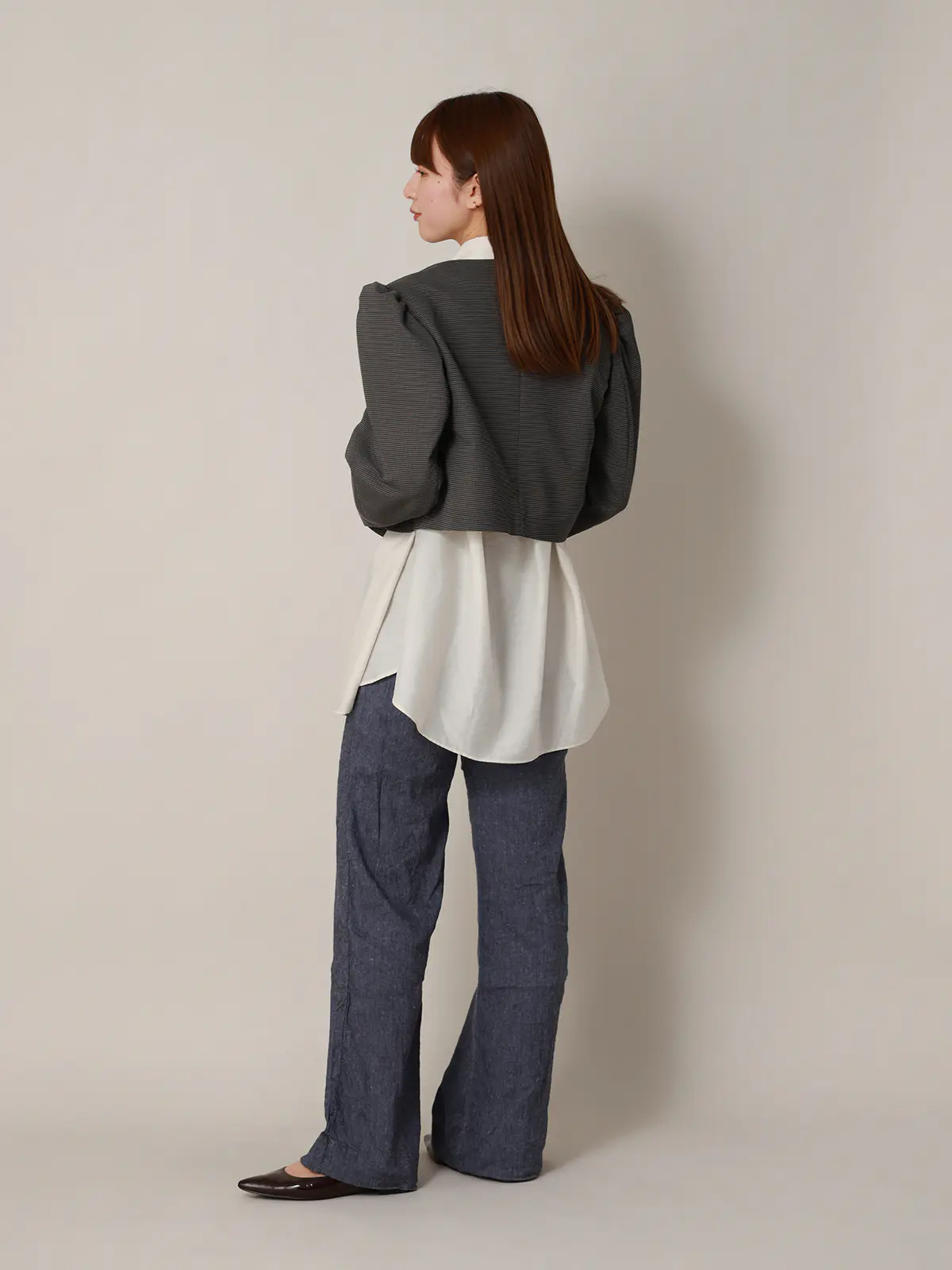 【2／23　23:59までWEB先行販売中】CIS．／シアータンブラーオーバーシャツ ベージュ 38(9号）