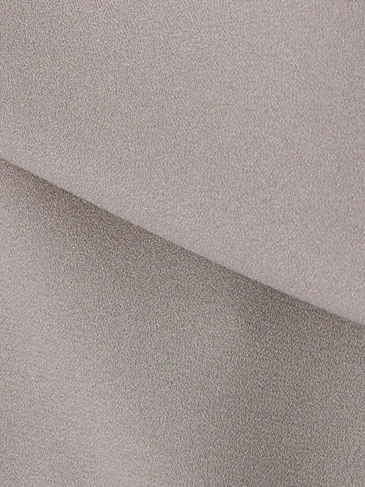 リボンブラウス／半袖／ウォッシャブル／接触冷感／ジョーゼット／無地／BIYORI UP モカ F