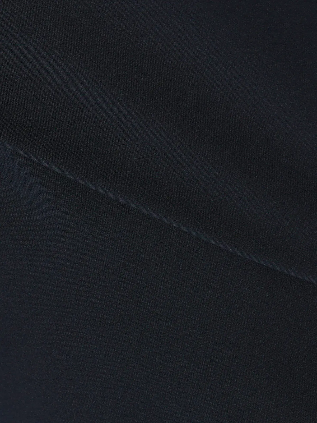 みんなのブラウス／クルーネックタックブラウス／半袖／ウォッシャブル／接触冷感／無地 ネイビー M