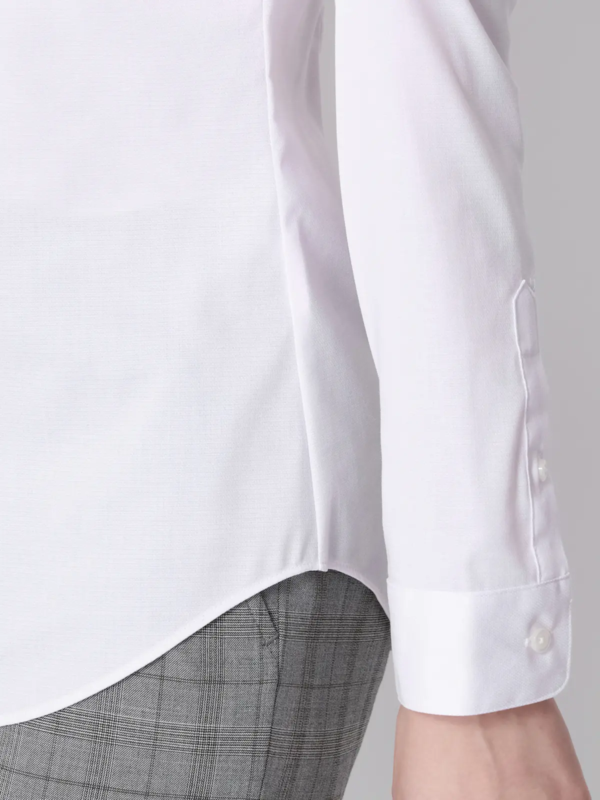 リボン付きレギュラーカラーシャツ/長袖/Easy Care Stretch Blouse/UVカット ピンク 36(7号)